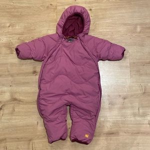 REI Baby Infant Down Snowsuit / Bunting - Size 3 month